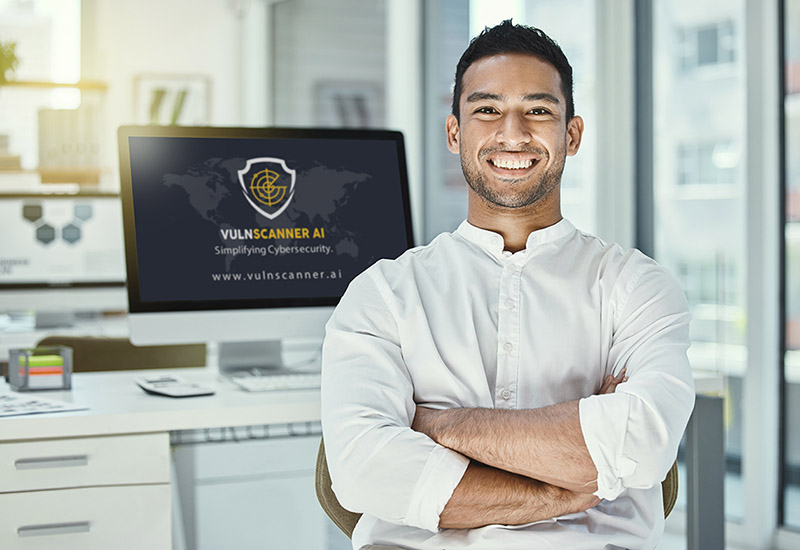 Vulnscanner analyst smiling at you